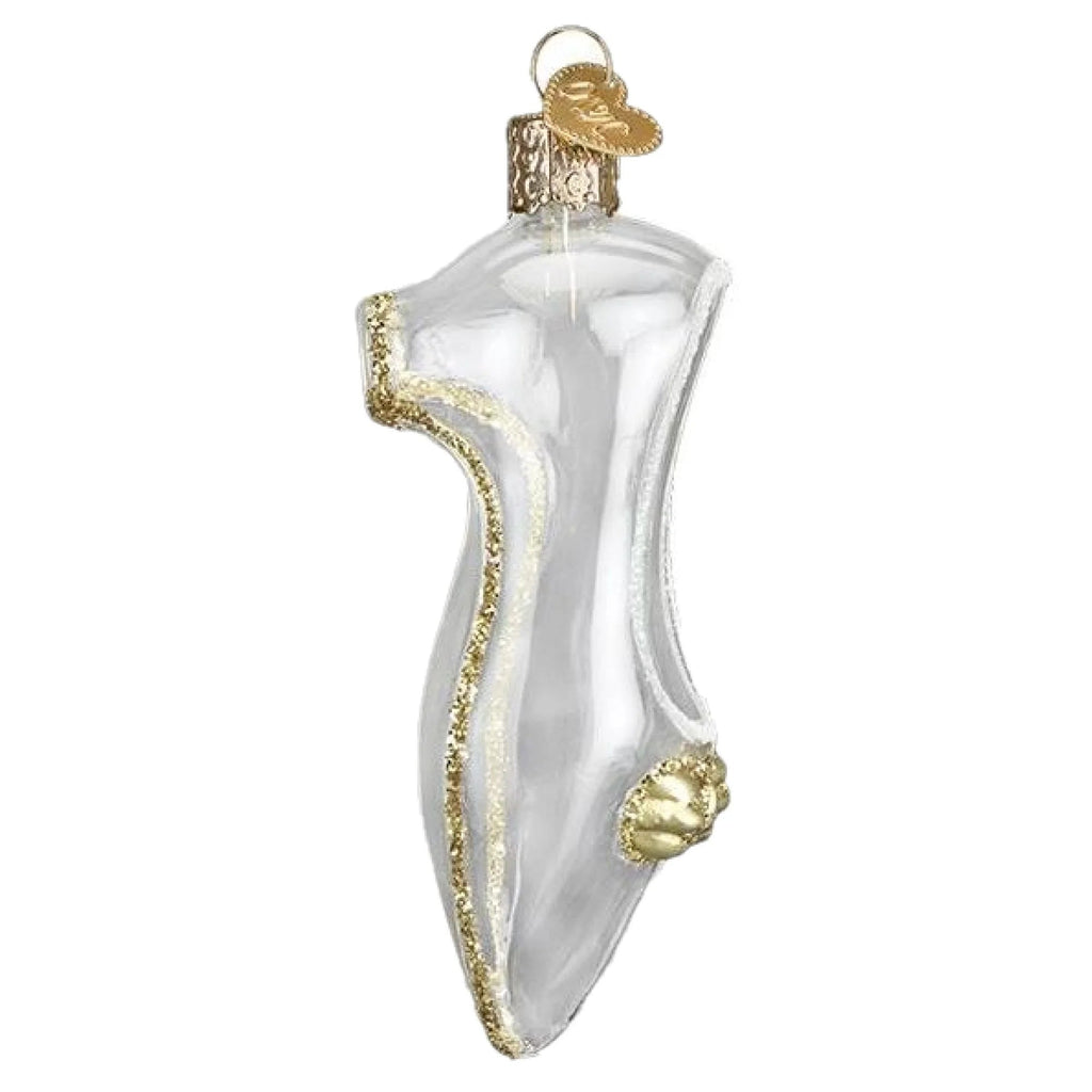 Cinderella'S Slipper Glass Blown Ornaments for Christmas Tree