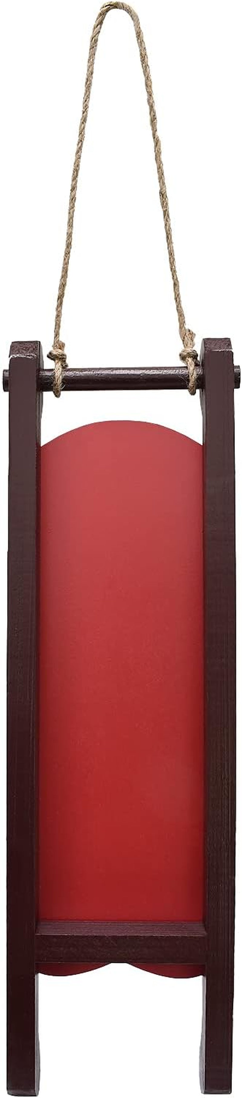 Wooden Christmas Sleigh Sign Decorative Snowman Ornaments Hanging Sled 15.0X4.4 Inches Winter Holiday Merry Xmas Red Porch Home Decor (Welcome)