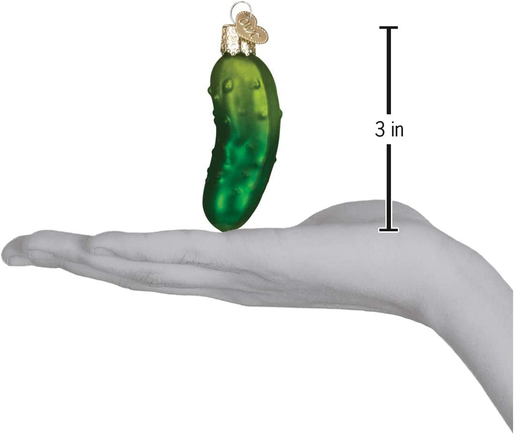 Ornaments: Sweet Pickle Glass Blown Ornaments for Christmas Tree