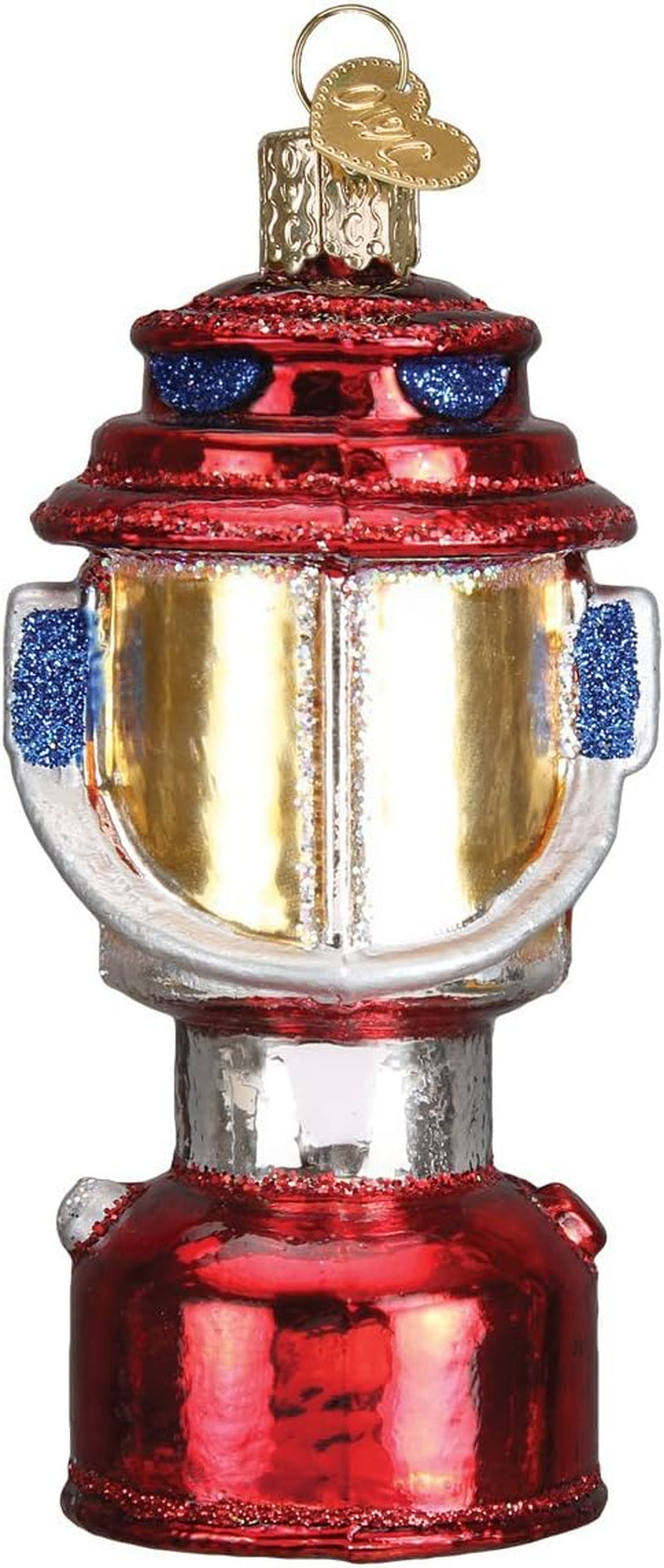 Ornaments: Camping Lantern Glass Blown Ornaments for Christmas Tree