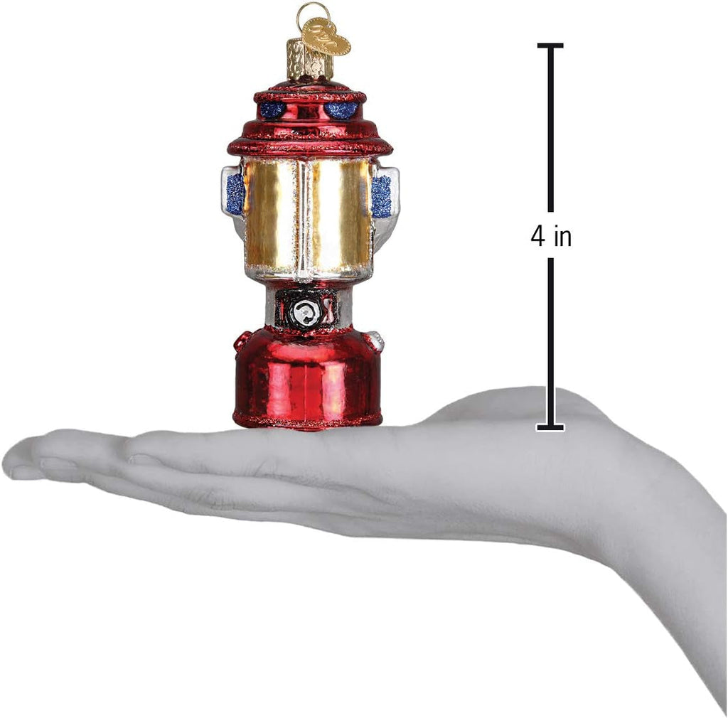 Ornaments: Camping Lantern Glass Blown Ornaments for Christmas Tree