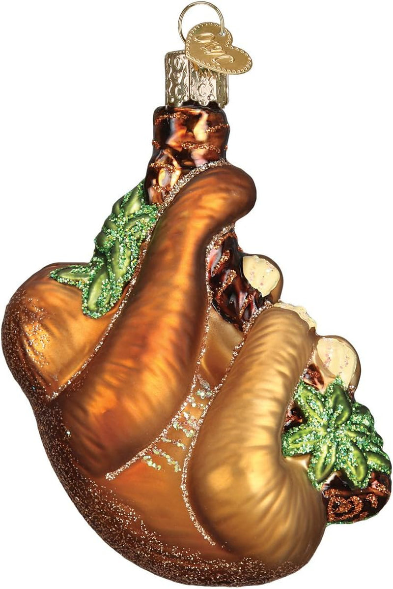 Ornaments: Animal Collection Glass Blown Ornaments for Christmas Tree, Sloth