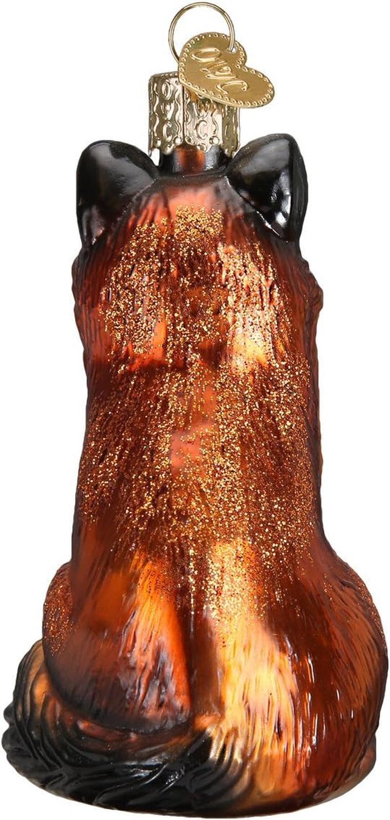 Old World 12099 Christmas Ornaments: Wildlife Animals Glass Blown Ornaments for Christmas Tree, Fox