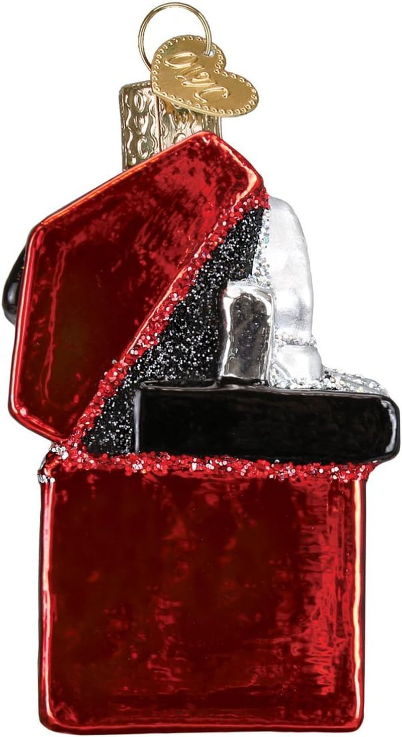 Ornaments: Contractor Tools Glass Blown Ornaments for Christmas Tree, Toolbox, Multicolor