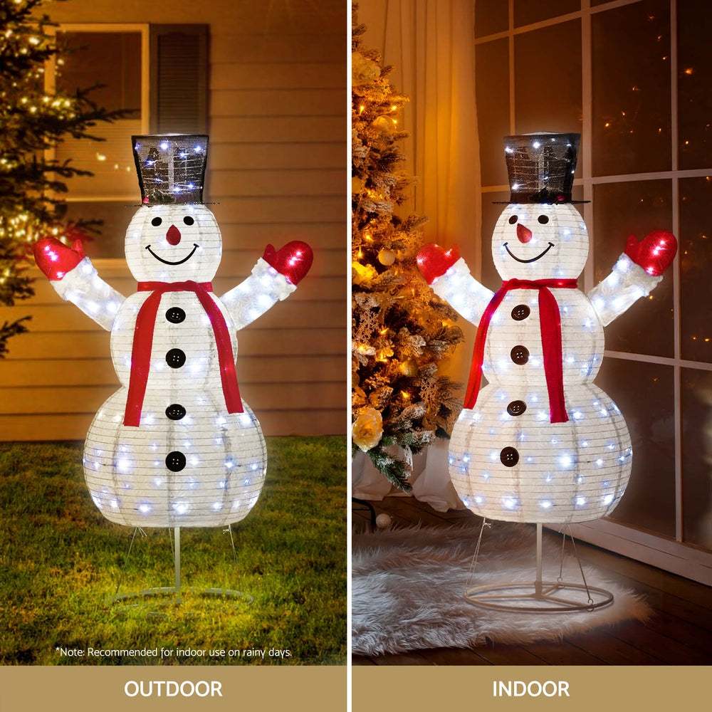 NNEDSZ 1.7M Christmas Lights 200 LED Fairy Light Snowman Decorations Jingle Jollys