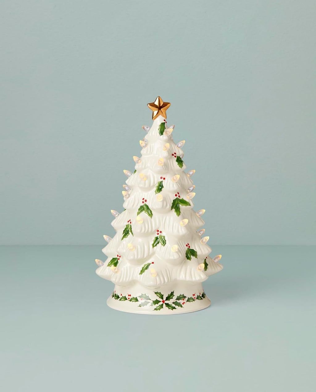 893624 Treasured Traditions Holiday Red Bulbs Lit Tree, Christmas Decor