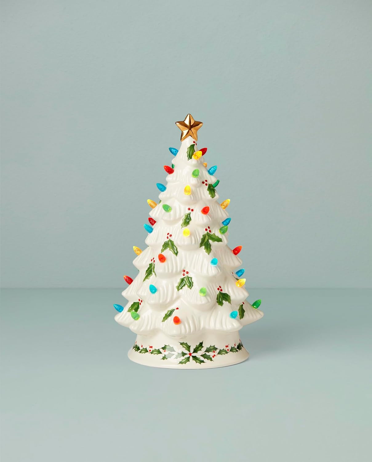 893624 Treasured Traditions Holiday Red Bulbs Lit Tree, Christmas Decor