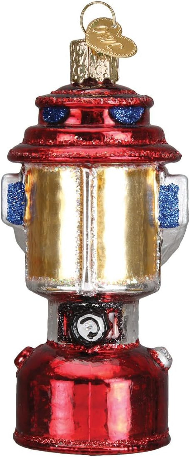 Ornaments: Camping Lantern Glass Blown Ornaments for Christmas Tree